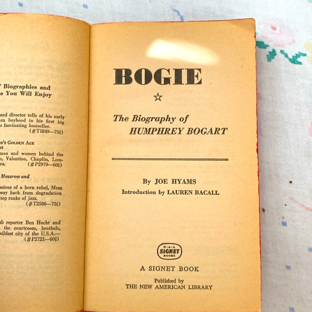 BOGIE The Definitive Biography of HUMPHREY BOGART Vintage Paperback EUC - Picture 3 of 10